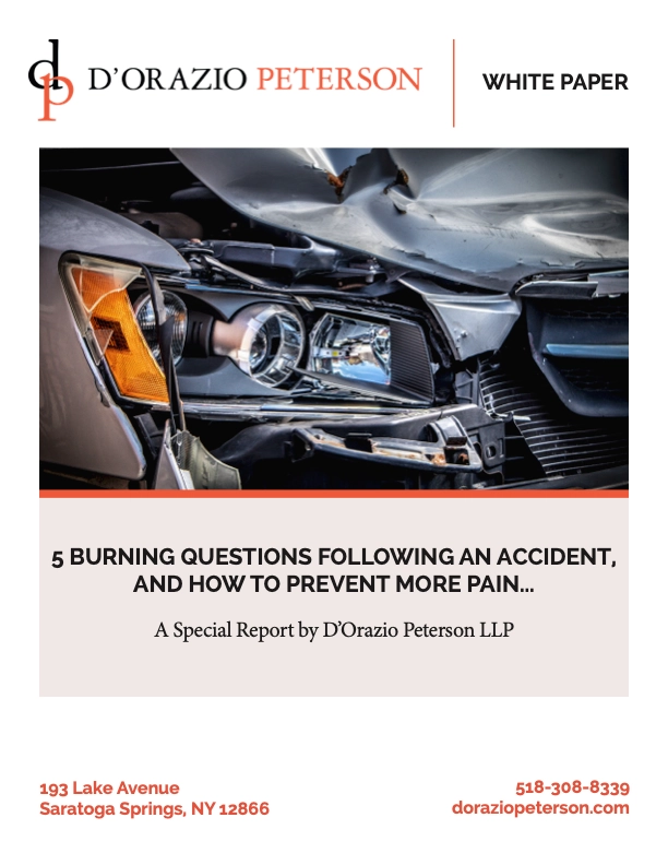 5 Burning Accidents Following a Car Accident E-Book